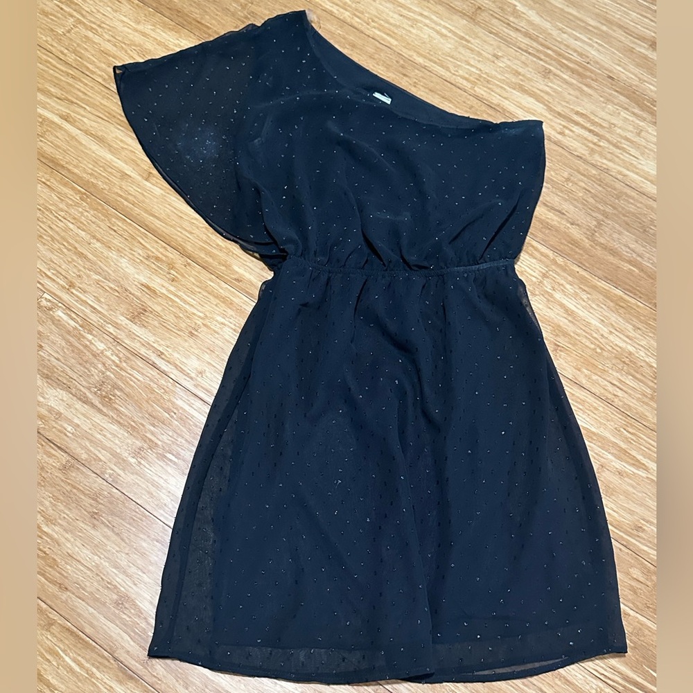 One Shouldered Little Black Dress